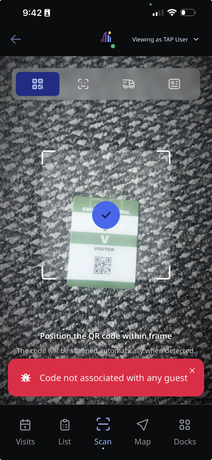 Security Team Mobile Experience App Interface